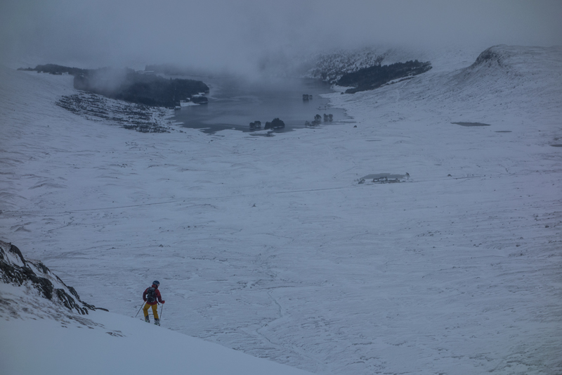 Looking to Loch Ossian - Spot the station