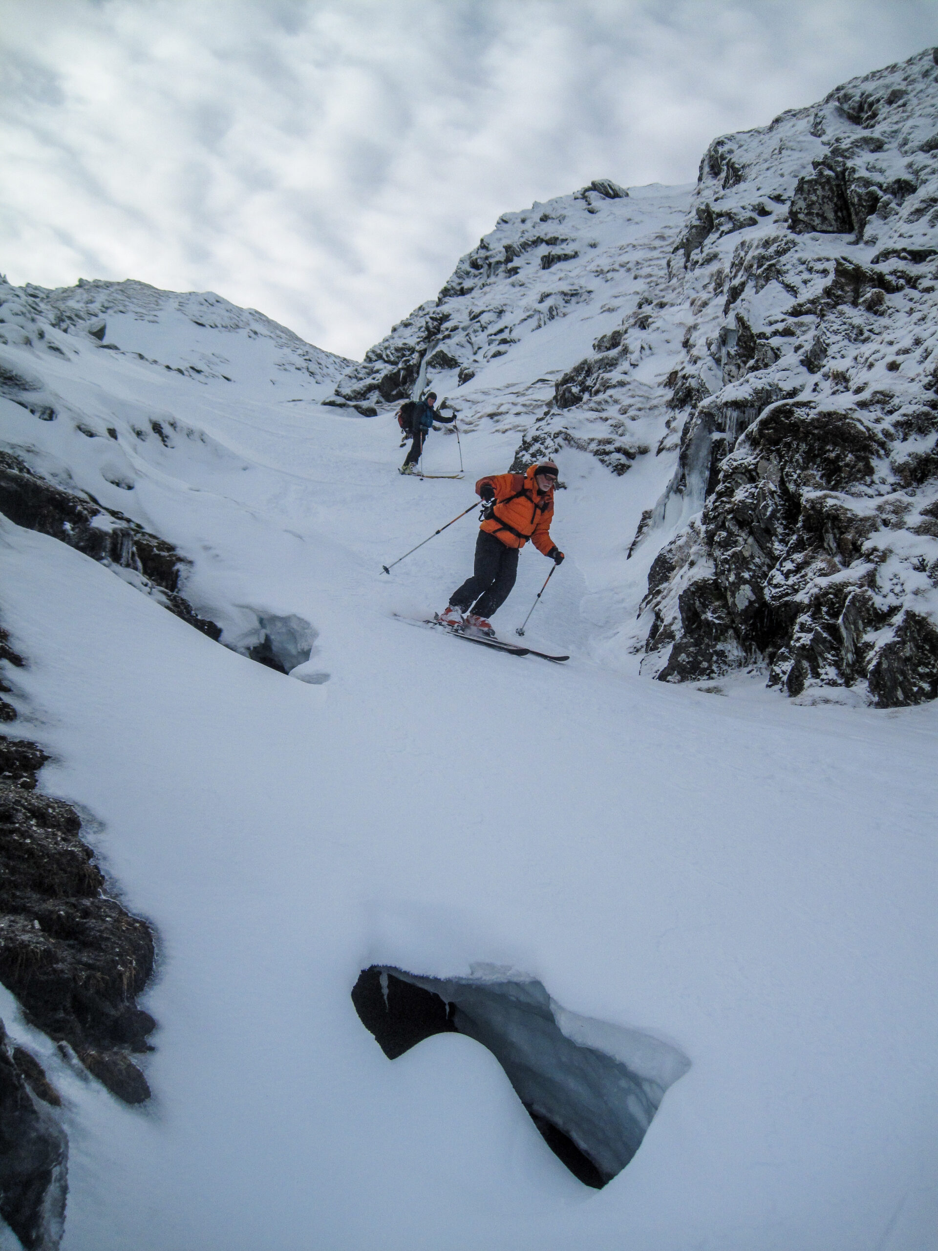 Descent N side west of Meall Garbh